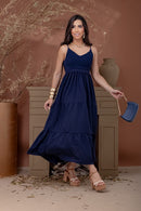 Vestido Três Marias Night Blue