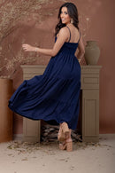 Vestido Três Marias Night Blue