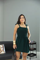 Vestido Curto Verde Esmeralda
