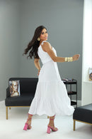 Vestido Longo Cloud White