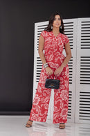 Macacão Longo Estampado FloralMacacão Longo Estampado Floral